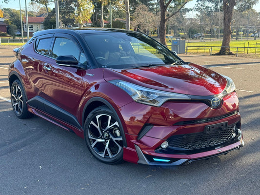 2018 Red Toyota C-HR Hybrid KOBA With Two Tone Black Roof