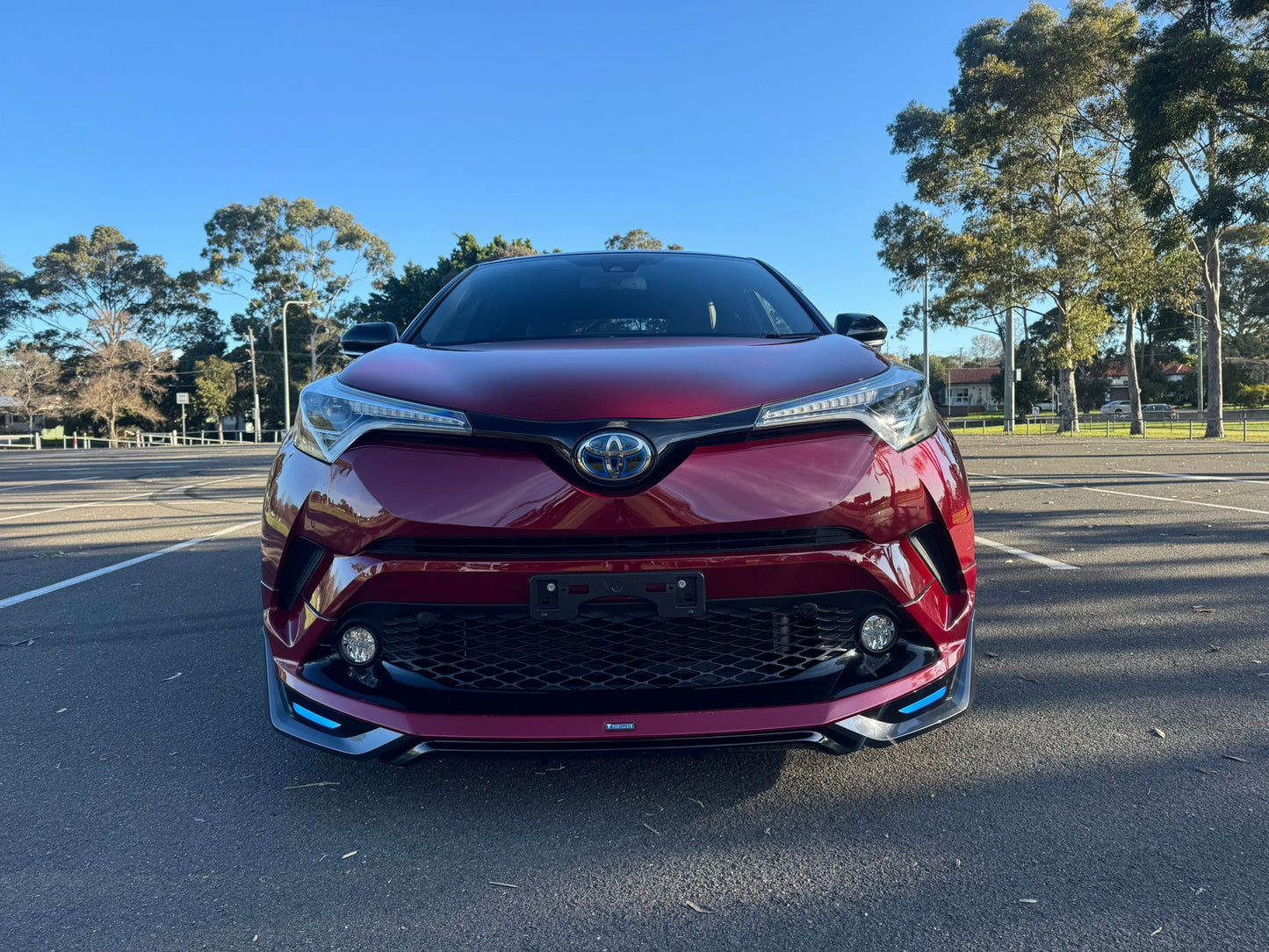 2018 Red Toyota C-HR Hybrid KOBA With Two Tone Black Roof