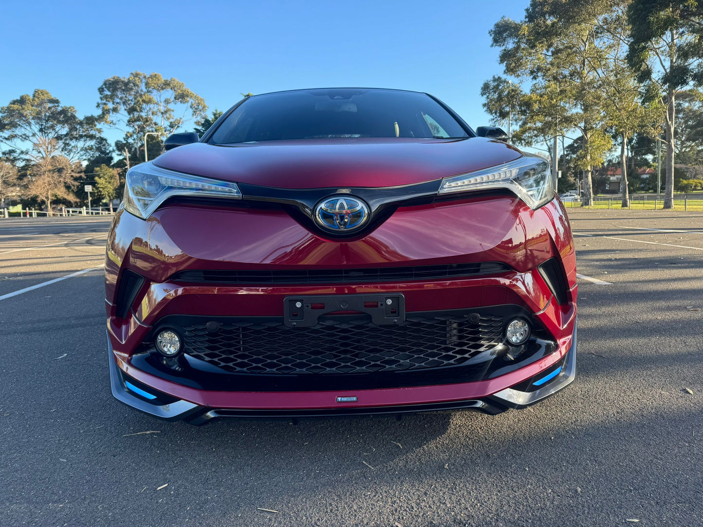 2018 Red Toyota C-HR Hybrid KOBA With Two Tone Black Roof