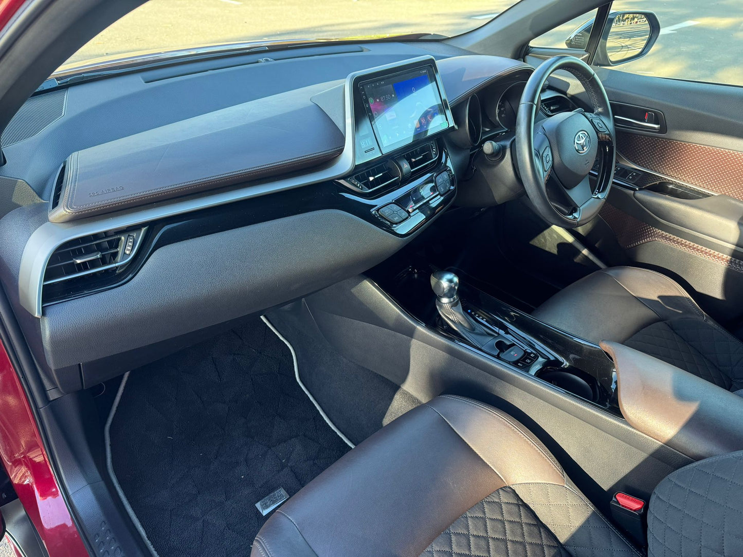 2018 Red Toyota C-HR Hybrid KOBA With Two Tone Black Roof