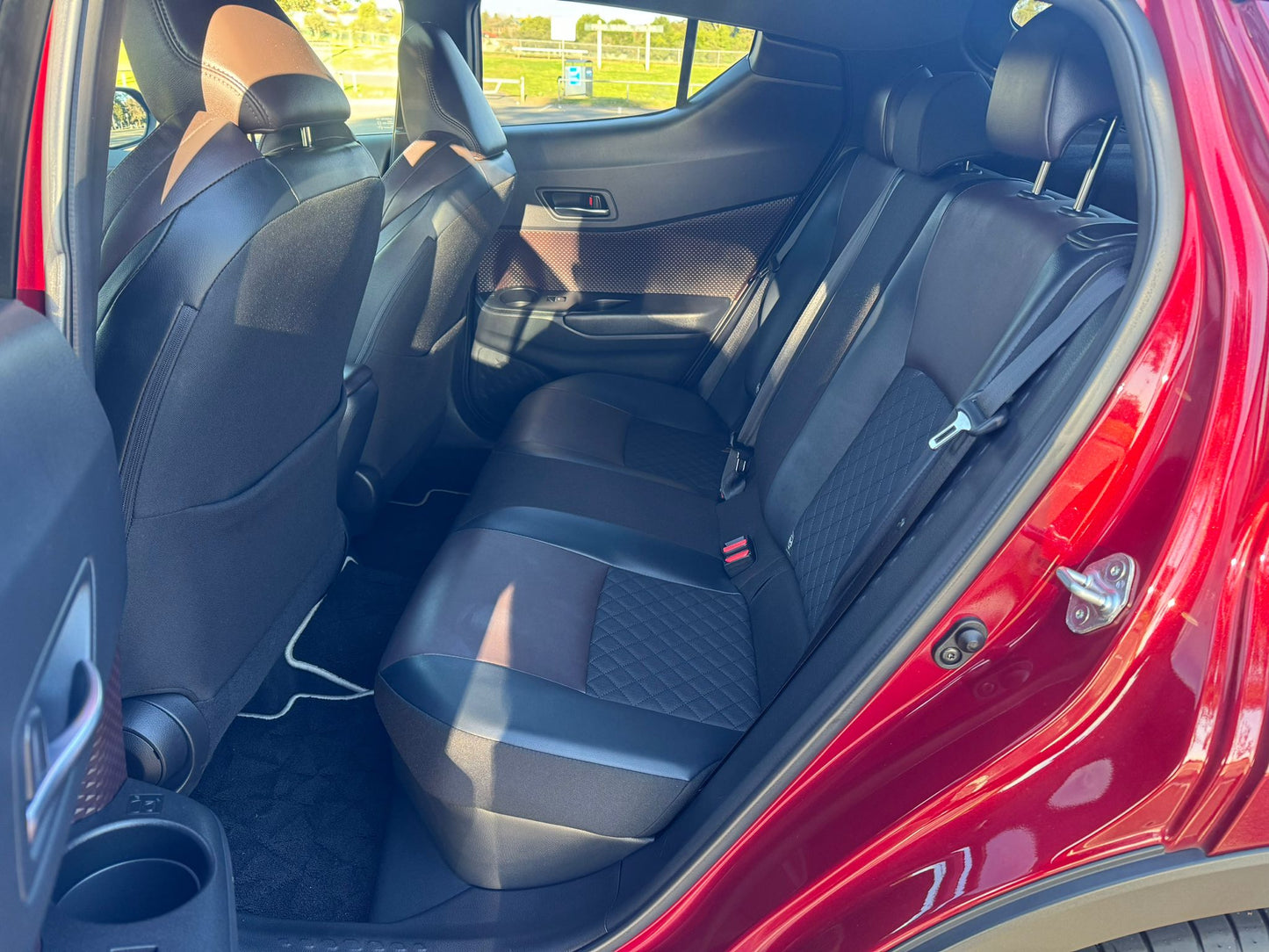 2018 Red Toyota C-HR Hybrid KOBA With Two Tone Black Roof