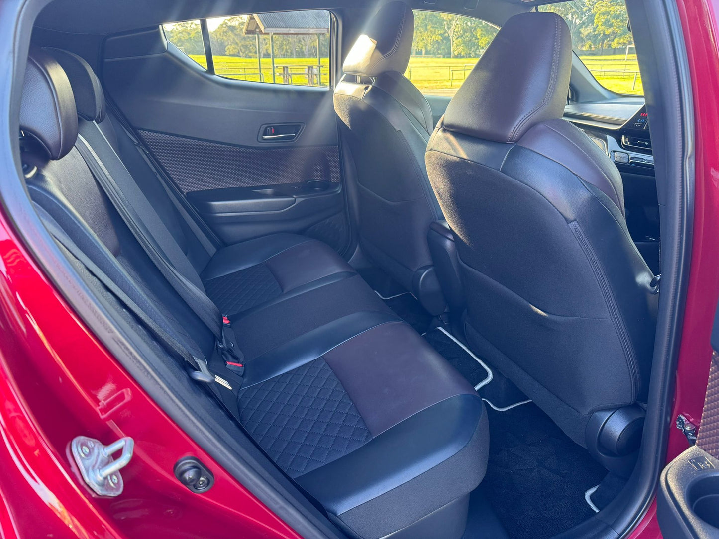 2018 Red Toyota C-HR Hybrid KOBA With Two Tone Black Roof