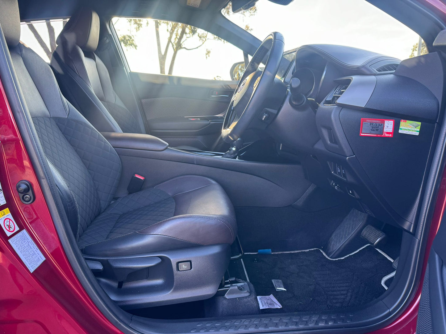 2018 Red Toyota C-HR Hybrid KOBA With Two Tone Black Roof