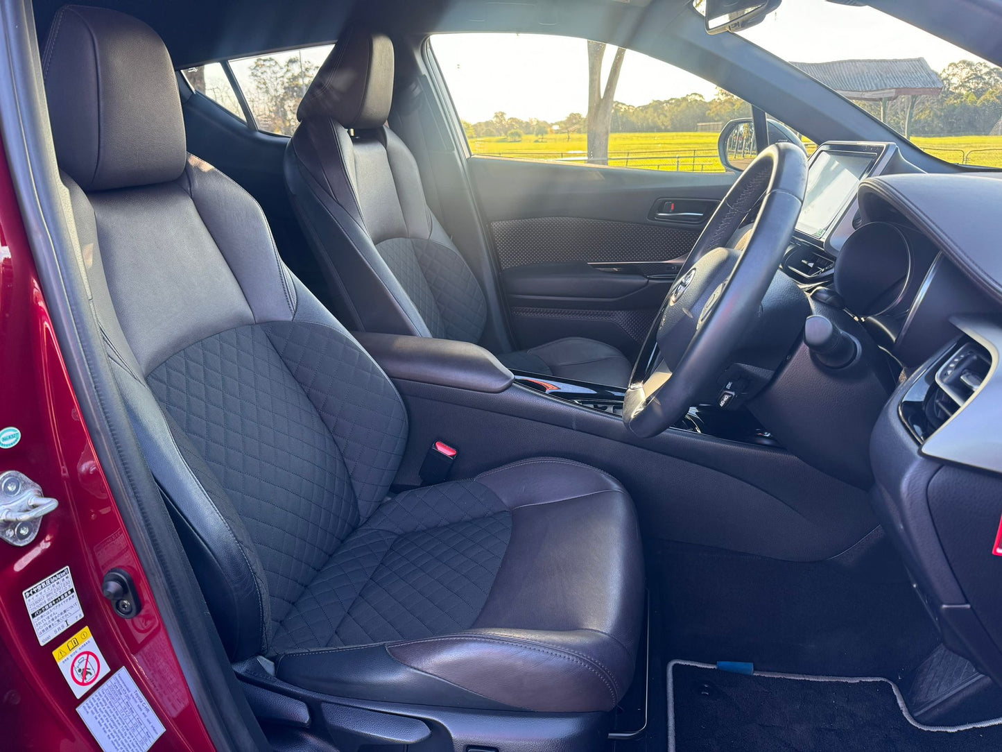 2018 Red Toyota C-HR Hybrid KOBA With Two Tone Black Roof